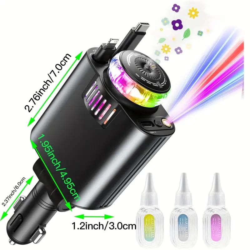 Car charger starlight projector