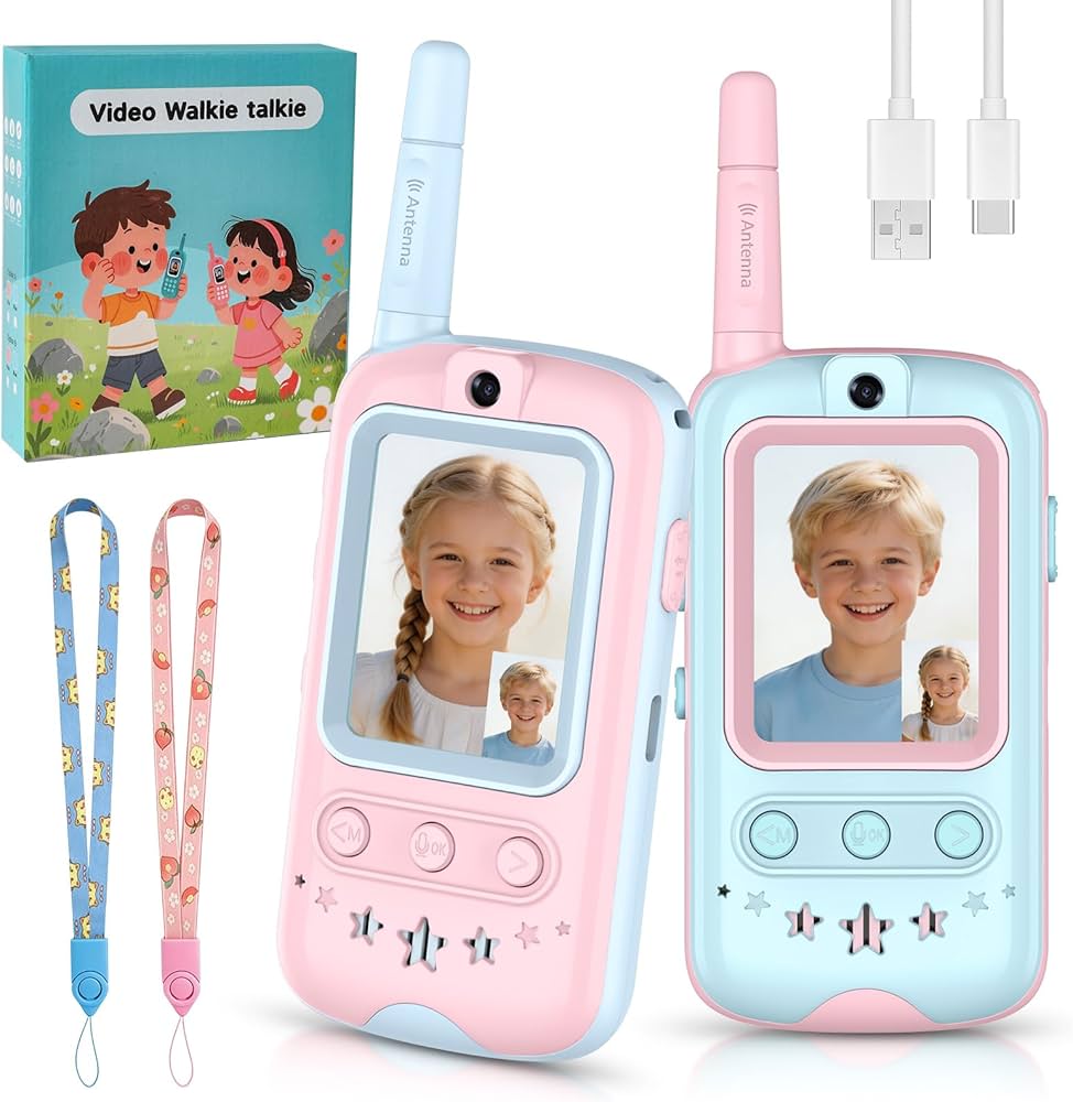 Walkie talkie with camera