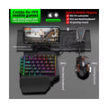 One-hand gaming keyboard and mouse combo for mobile games